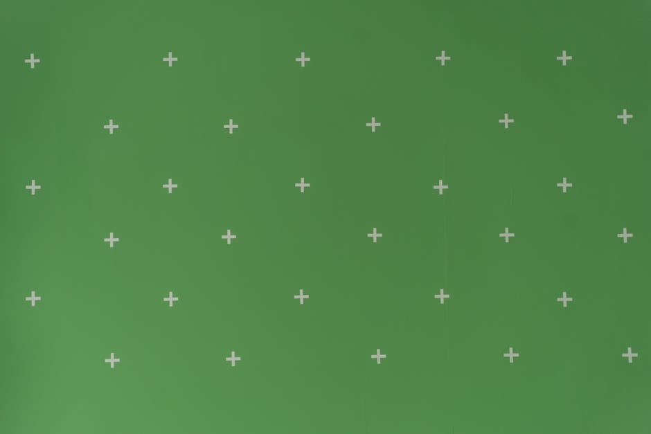 Green texture with cross patterns